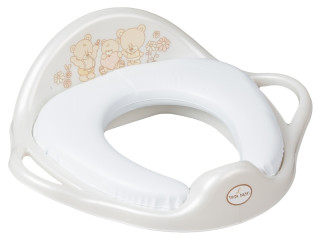 Детская накладка на сиденье унитаза Teddy Bear white pearl