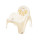 Горщик крісло дитячий з музикою  антиковзкий Teddy Bear white pearl