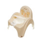 Горщик крісло дитячий з музикою  антиковзкий Teddy Bear beige