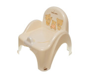 Горщик-стілець дитячий антиковзкий Teddy Bear beige