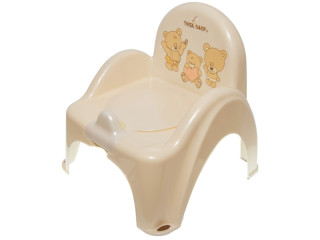 Горщик крісло дитячий  антиковзкий Teddy Bear beige