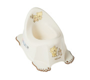 Горщик дитячий з музикою антиковзкий Teddy Bear beige