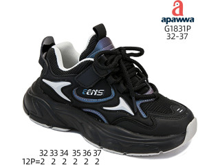 Кроссовки детские Apawwa G1831P black 32-37