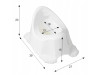Горщик дитячий з музикою  антиковзкий Teddy Bear white pearl, Фото 6