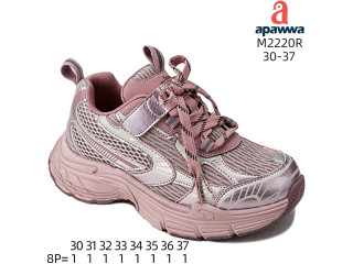 Кроссовки детские Apawwa M2220R pink 30-37