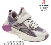 Кросівки дитячі Apawwa G1836P beige-purple 32-37