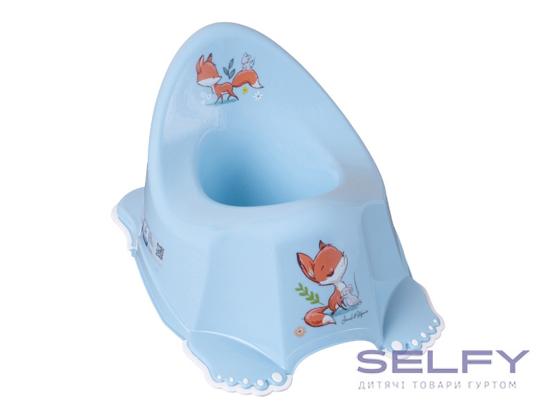 Антиковзкий дитячий горщик FOREST FAIRYTALE light blue, Фото 1