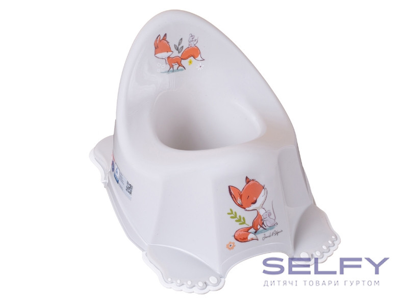 Антиковзкий дитячий горщик FOREST FAIRYTALE light beige, Фото 1