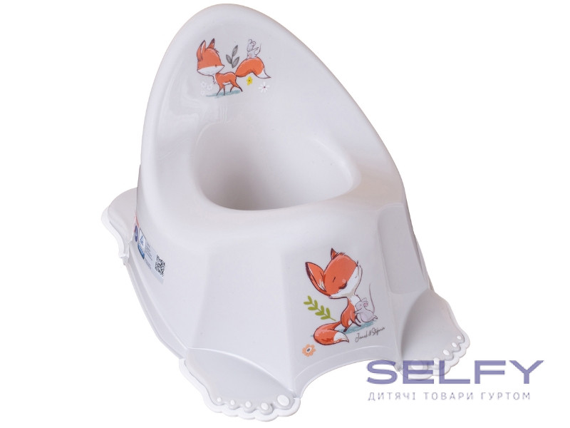 Горщик дитячий з музикою антиковзкий FOREST FAIRYTALE light beige, Фото 1