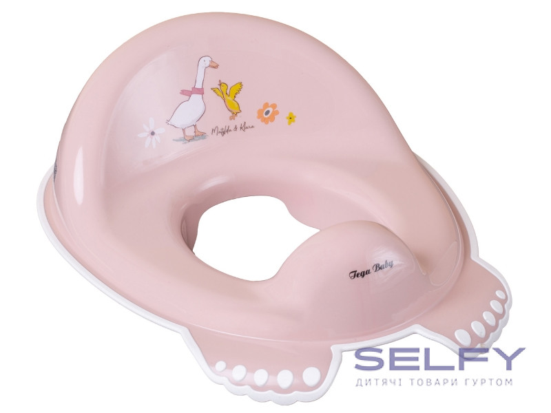 Накладка детская антискользящая на сиденье унитаза FOREST FAIRYTALE light pink, Фото 1