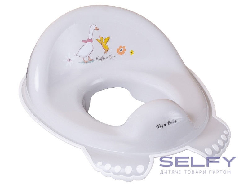 Накладка дитяча антиковзка на сидіння унітазу FOREST FAIRYTALE light beige, Фото 1