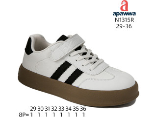 Кросівки дитячі Apawwa N1315R white 29-36
