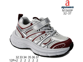 Кросівки дитячі Apawwa N1360P wine 32-37