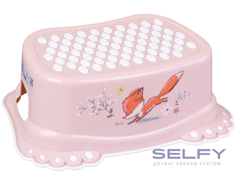 Сходинки антиковзкі у ванну дитячі FOREST FAIRYTALE light pink, Фото 1