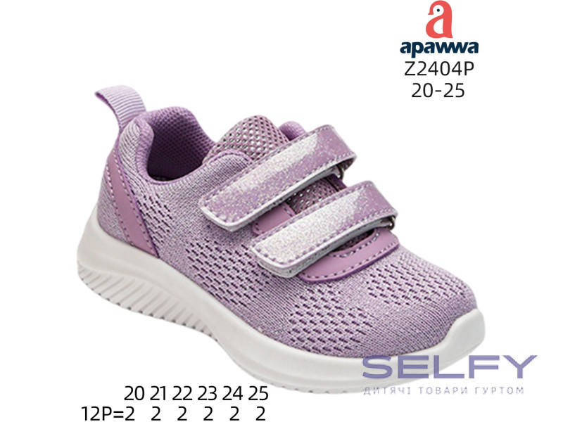 Кросівки дитячі Apawwa Z2404P purple 20-25, Фото 1