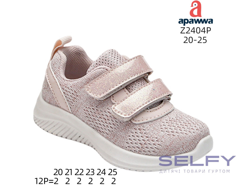 Кросівки дитячі Apawwa Z2404P pink 20-25, Фото 1