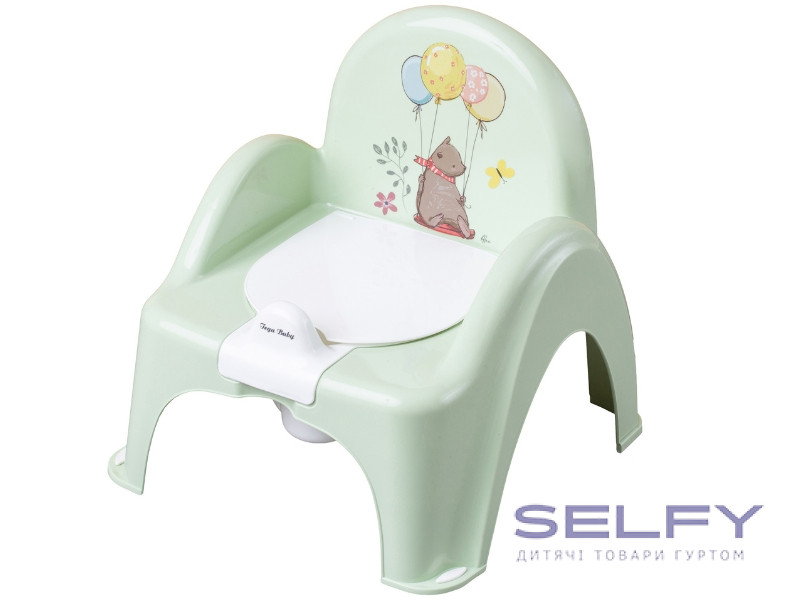 Горщик-стілець дитячий з музикою FOREST FAIRYTALE light green, Фото 1