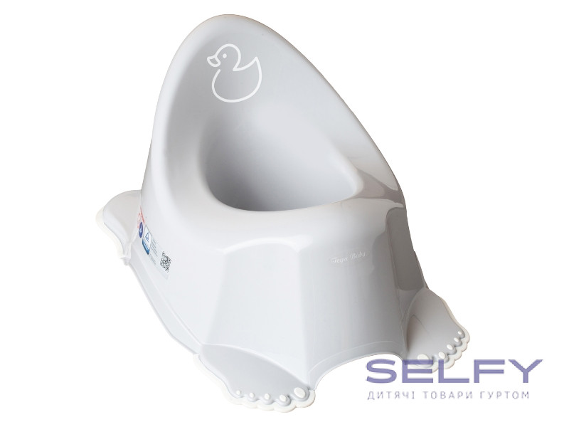 Горщик дитячий антиковзкий DUCK light gray, Фото 1