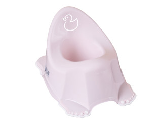 Горшок детский антискользящий DUCK light pink