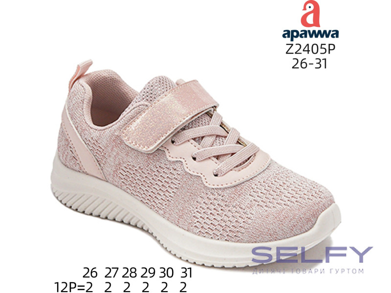 Кросівки дитячі Apawwa Z2405P pink 26-31, Фото 1