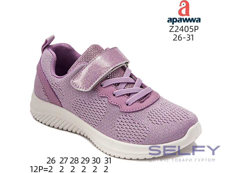 Кросівки дитячі Apawwa Z2405P purple 26-31, Фото 1