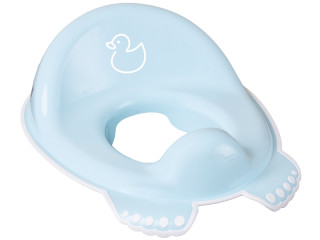 Накладка дитяча антиковзка на сидіння унітазу DUCK  light blue