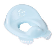 Накладка дитяча антиковзка на сидіння унітазу DUCK  light blue