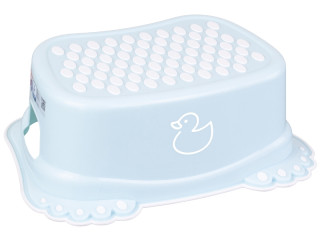 Ступени детские антискользкие в ванну DUCK light blue