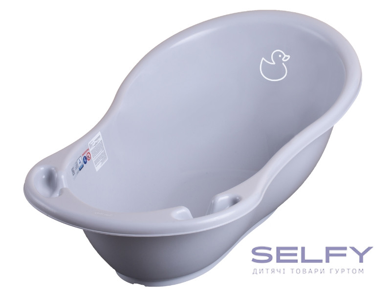 Ванна дитяча DUCK 86 см light gray, Фото 1