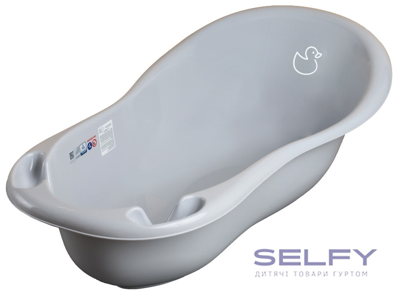 Ванная детская DUCK 102 см light gray, Фото 1