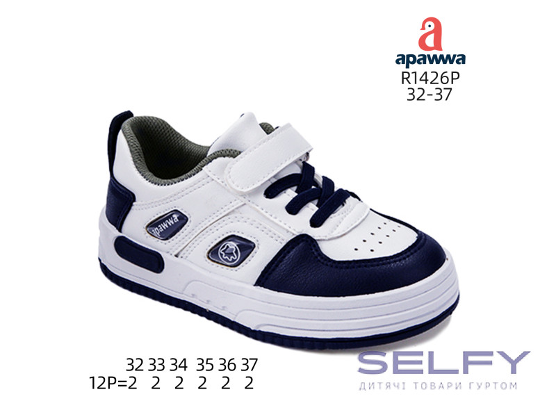 Кроссовки детские Apawwa R1426P navy 32-37, Фото 1