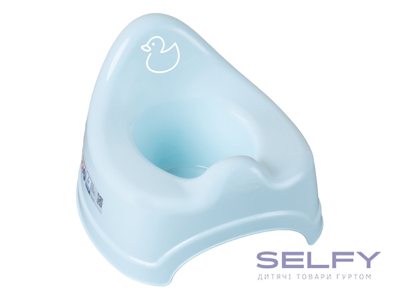 Горщик дитячий з музикою DUCK light blue, Фото 1