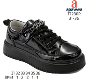 Кросівки дитячі Apawwa T1230R black 31-36