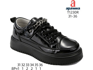 Кросівки дитячі Apawwa T1230R black 31-36