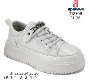 Кросівки дитячі Apawwa T1230R white 31-36