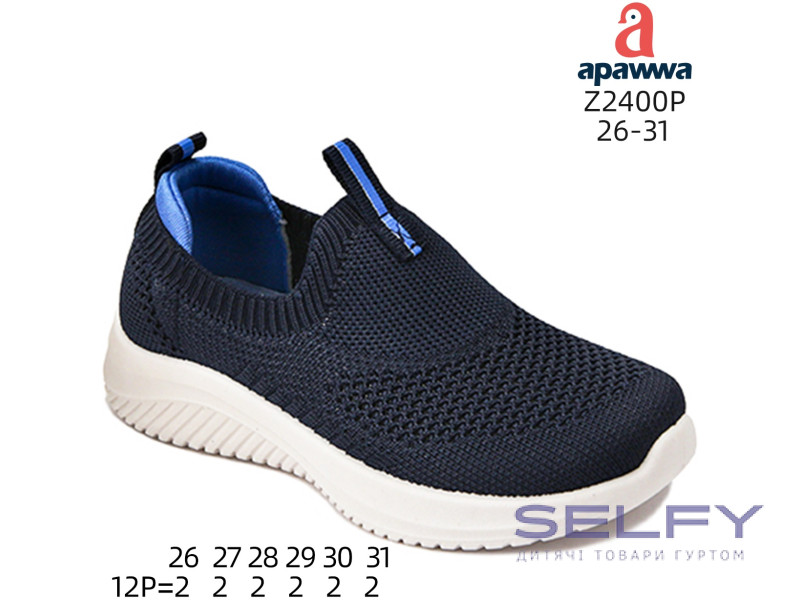 Кросівки дитячі Apawwa Z2400P navy-blue 26-31, Фото 1