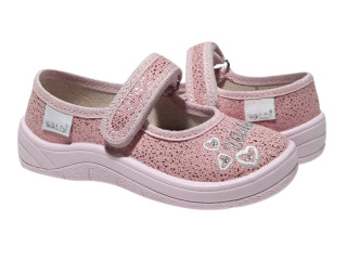 Аліна 24-30 рожева, рожева підошва, сердечка