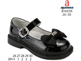 Туфлі дитячі Apawwa B1665R black 26-30