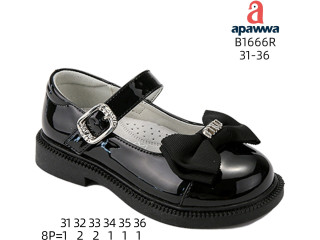 Туфлі дитячі Apawwa B1666R black 31-36