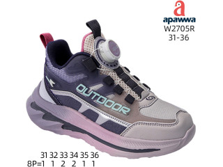 Кросівки дитячі Apawwa W2705R pink-purple 31-36