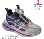 Кросівки дитячі Apawwa W2705R pink-purple 31-36