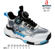 Кросівки дитячі Apawwa W790R black-blue 30-37