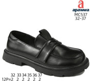 Туфлі дитячі Apawwa MC537 black 32-37