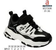 Кросівки дитячі Apawwa W2730R black 31-36