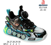 Кросівки дитячі Apawwa W2710R black-green 26-30