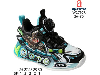 Кросівки дитячі Apawwa W2710R black-green 26-30