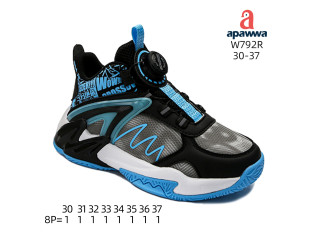 Кросівки дитячі Apawwa W792R black-blue 30-37
