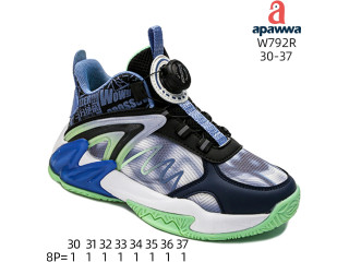 Кроссовки детские Apawwa W792R blue-green 30-37