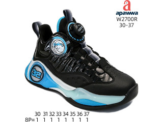 Кросівки дитячі Apawwa W2700R black-blue 30-37