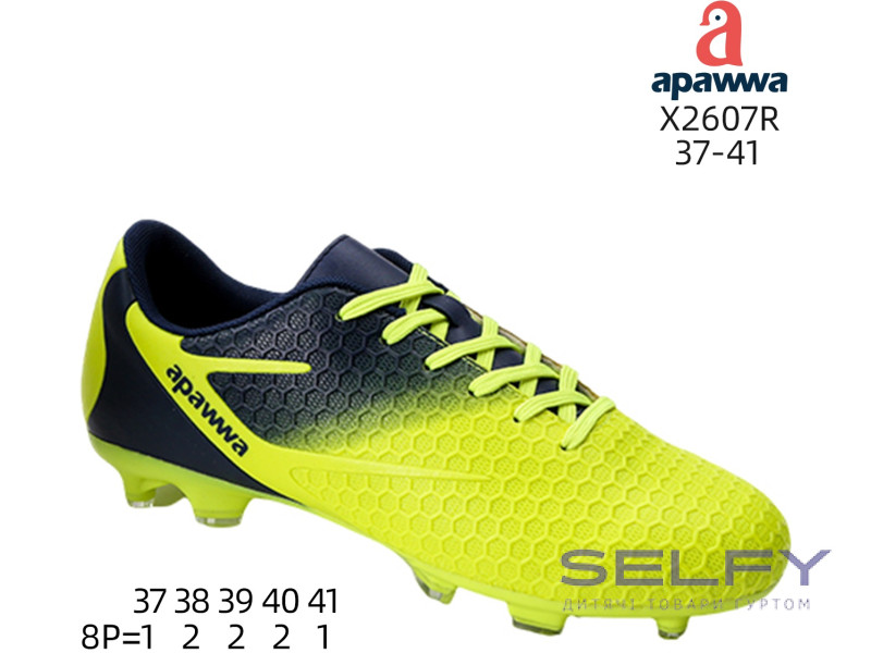 Футбольні бутси Apawwa X2607R green 37-41, Фото 1